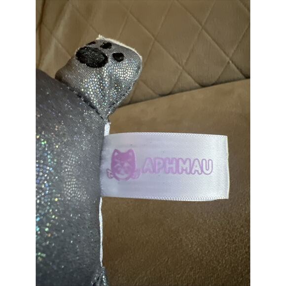 SPARKLE DRAGON CAT MeeMeows 6" Plush from Aphmau Limited Edition & RARE - Picture 8 of 8